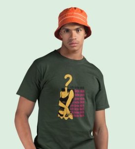 Fantasy Girl: Printed (Green) T-Shirt For Singles
