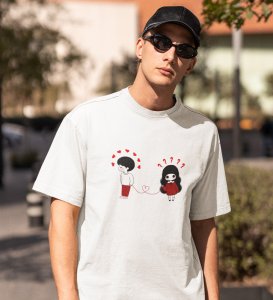 Deep Connection: (white) T-Shirt For Singles