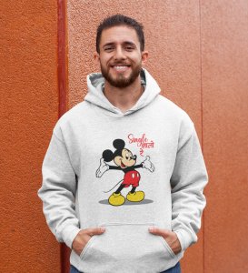 I Am Single Again (white) Hoodies For Singles With Print