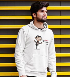 This Valentine I Am Safe: Sublimation Printed (white) Hoodies For Singles