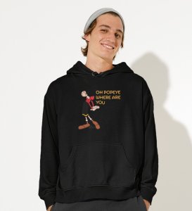 Someone's Searching: Printed (black) Hoodies For Singles