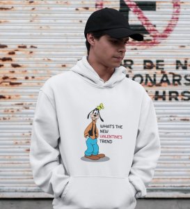 What's New? : Amazing Printed (white) Hoodies For Singles