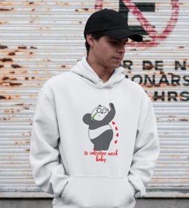 Valentine Is Already Here: Amazing Printed (white) Hoodies For Singles