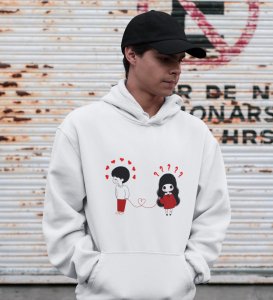 Deep Connection: (white) Hoodies For Singles
