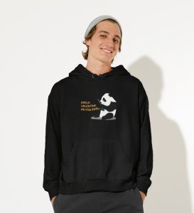 Alone Forever: Sublimation Printed (black) Hoodies For Singles