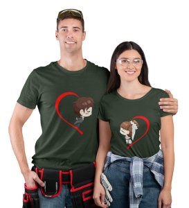 My Better Half (green) T-shirts Print For Couples